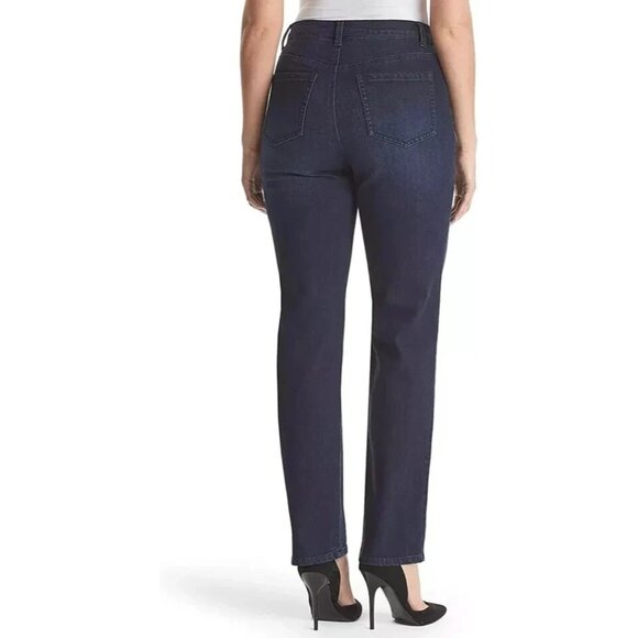 Gloria Vanderbilt Amanda Women's 14 High-Rise Slimming Jeans Tapered Leg n1238 - Picture 2 of 13